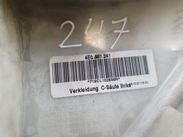 Audi A8 S8 D3 4E C-pilarin verhoilu 4E0867241F