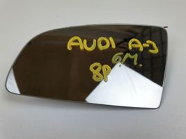 Audi A3 S3 8P Verre de rétroviseur latéral 408573