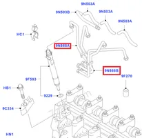 Ford Focus Przewód paliwa 