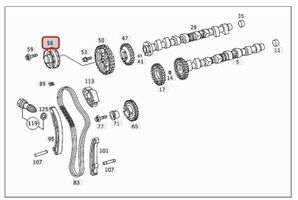 Mercedes-Benz E W211 Valvola di sfiato A6460100362