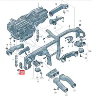 Audi A8 S8 D4 4H Salono oro mazgo plastikinis korpusas 4H0820511B