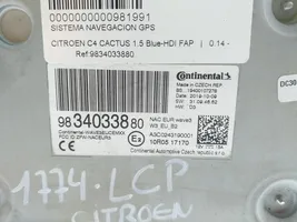 Citroen C4 Cactus Panel / Radioodtwarzacz CD/DVD/GPS 9834033880