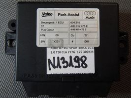 Audi A7 S7 4G Unité de commande, module PDC aide au stationnement 4H0919475E