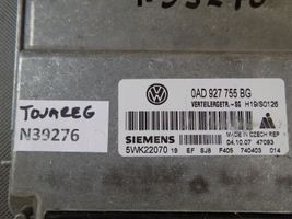 Volkswagen Touareg I Sterownik / Moduł skrzyni biegów 5WK22070