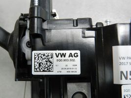 Volkswagen PASSAT B8 Interruptor/palanca de limpiador de luz de giro 3Q0953521CS