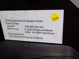 Volkswagen Touareg II Rivestimento del piantone del volante 7P6858559