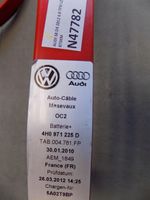 Audi A8 S8 D4 4H Plus / Klema / Przewód akumulatora 4H0971225d