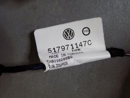 Volkswagen Golf Sportsvan Wiązka przewodów klapy tylnej / bagażnika 517971147C