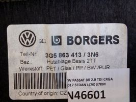 Volkswagen PASSAT B8 Półka tylna bagażnika 3G5863413