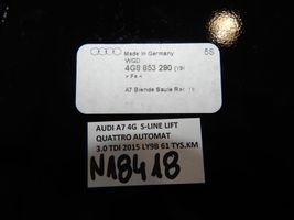 Audi A7 S7 4G Облицовка стекла задней двери 4G8853290