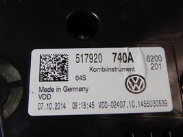 Volkswagen Golf Sportsvan Nopeusmittari (mittaristo) 517920740A