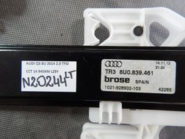 Audi Q3 8U Mécanisme lève-vitre de porte arrière avec moteur 8U0839461