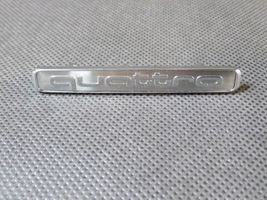 Audi A4 S4 B9 Manufacturers badge/model letters 8W0853191