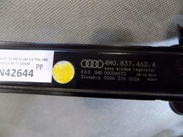 Audi Q7 4M Etuikkunan nostomekanismi ilman moottoria 4M0837462A