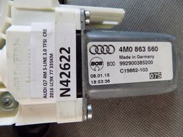 Audi Q7 4M Silniczek kurtyny szyby tylnej 4M0863560