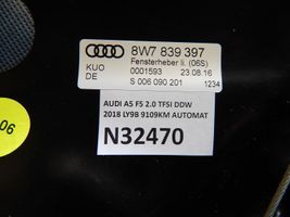 Audi A5 Mécanisme lève-vitre de porte arrière avec moteur 8W7839397
