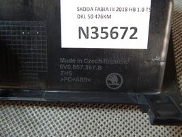 Skoda Fabia Mk3 (NJ) Panel gniazda zapalniczki deski rozdzielczej 6V0857367B