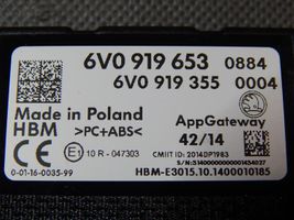 Skoda Fabia Mk3 (NJ) Sterownik / Moduł sterujący telefonem 6V0919653
