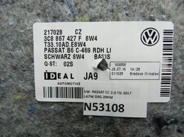 Volkswagen PASSAT CC Rivestimento pannello laterale del bagagliaio/baule 3C8867427F