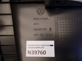 Volkswagen Polo VI AW Poszycie klapy tylnej bagażnika i inne elementy 2G6867601B