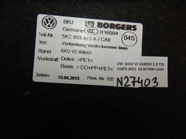 Volkswagen Golf VI Tavaratilan pohjan tekstiilimatto 8P7813210A