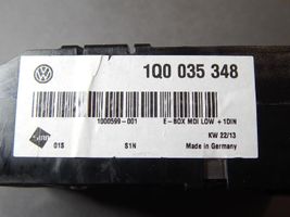 Volkswagen Tiguan Console centrale, commande de multimédia l'unité principale 1Q0035348