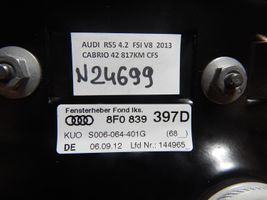 Audi RS5 Передний комплект электрического механизма для подъема окна 8F0839397D