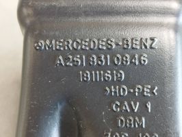 Mercedes-Benz ML W164 Conducto de aire del habitáculo A2518310846