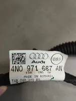 Audi A8 S8 D5 Wiązka przewodów drzwi tylnych 4N0971687AN