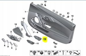 BMW Z4 g29 Interruttore di controllo dell’alzacristalli elettrico 9327031