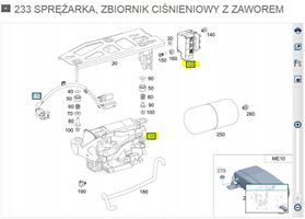Mercedes-Benz E W213 Воздушный компрессор A2133200104
