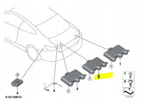 BMW 5 G30 G31 Antenos stiprintuvas 9396827