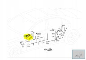 Mercedes-Benz EQS V297 Unité de commande module de porte A2239004424
