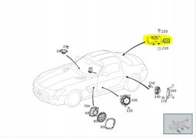 Mercedes-Benz SLS AMG Громкоговоритель низкой частоты A1978201402