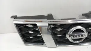 Nissan X-Trail T31 Grille calandre supérieure de pare-chocs avant 