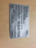 Audi Q3 F3 Kiti ženkliukai/ užrašai 8V0010504B