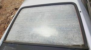 Audi Coupe Rear windscreen/windshield window 855845501Q