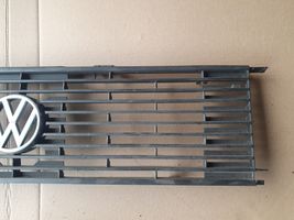 Volkswagen Jetta I Front bumper upper radiator grill 161853653