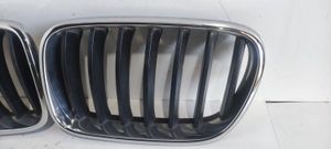 BMW X3 F25 Griglia superiore del radiatore paraurti anteriore 51117210726