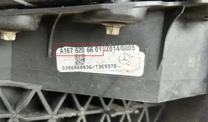 Mercedes-Benz GLS X167 Ylempi jäähdyttimen ylätuen suojapaneeli A1676206601