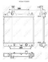 Nissan Pixo Radiateur de refroidissement 1770068K00