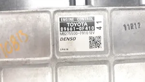 Toyota Verso Calculateur moteur ECU 896610F410