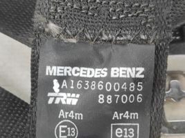 Mercedes-Benz ML W163 Cintura di sicurezza terza fila 