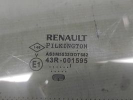 Renault Twingo II Rear door window glass 