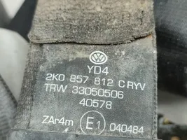 Volkswagen Caddy Kolmannen istuinrivin turvavyö 