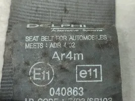 Hyundai Terracan Third row seat belt 