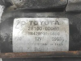 Toyota Corolla Verso E121 Démarreur 