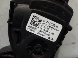Citroen C3 Pedał gazu / przyspieszenia 9671433680