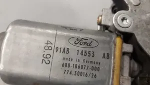 Ford Escort Podnośnik szyby drzwi z silniczkiem 91AB14553AB