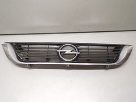 Opel Vectra B Etupuskurin ylempi jäähdytinsäleikkö 90568226